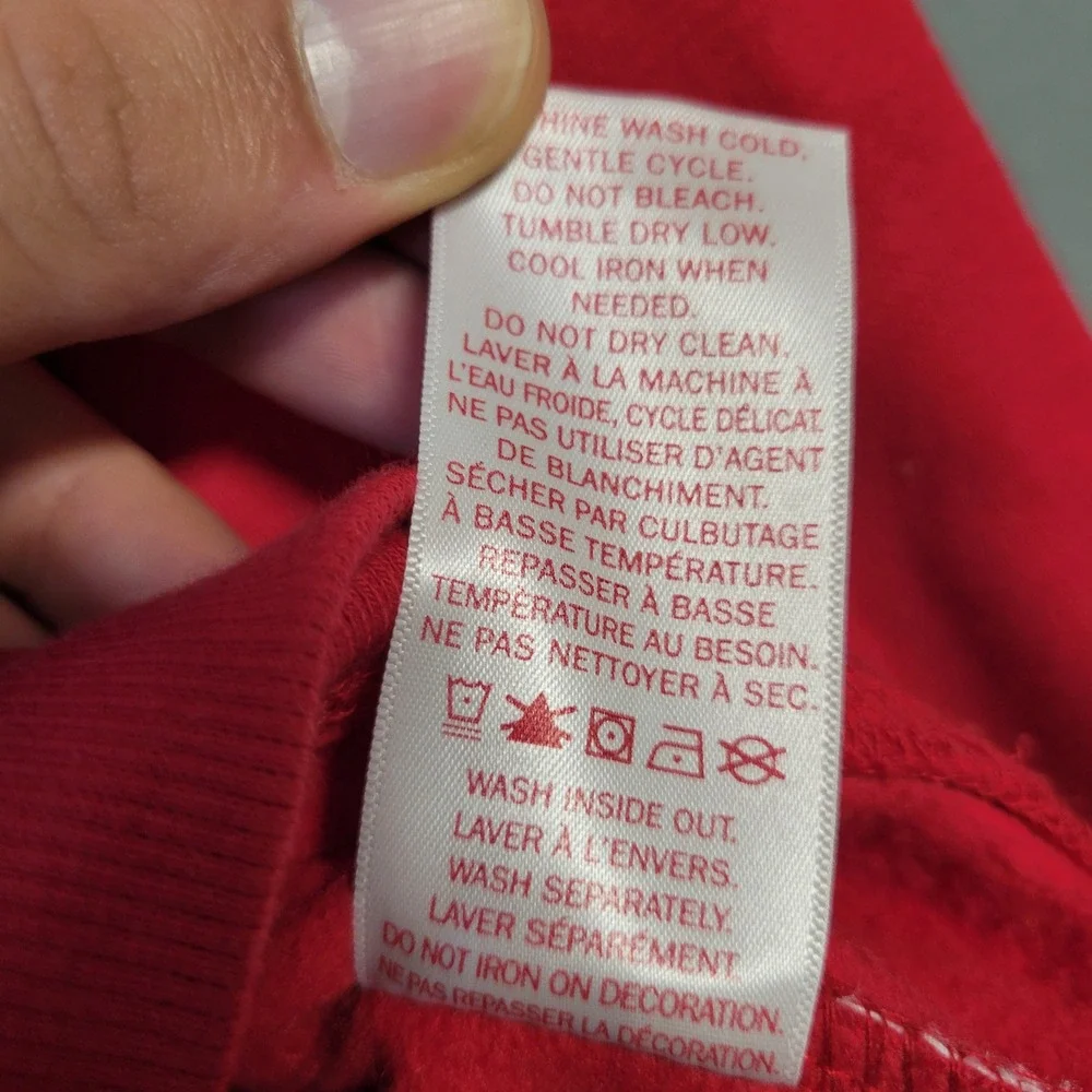 Canada Canadiana‎ Mens Red Graphic Maple Leaf Full Zip Hoodie Jacket Size 4X